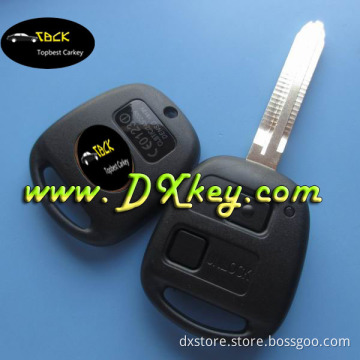Hot sale 2 button car key use for Toyota land cruiser prado car remote key with 315 mhz 4d67chip